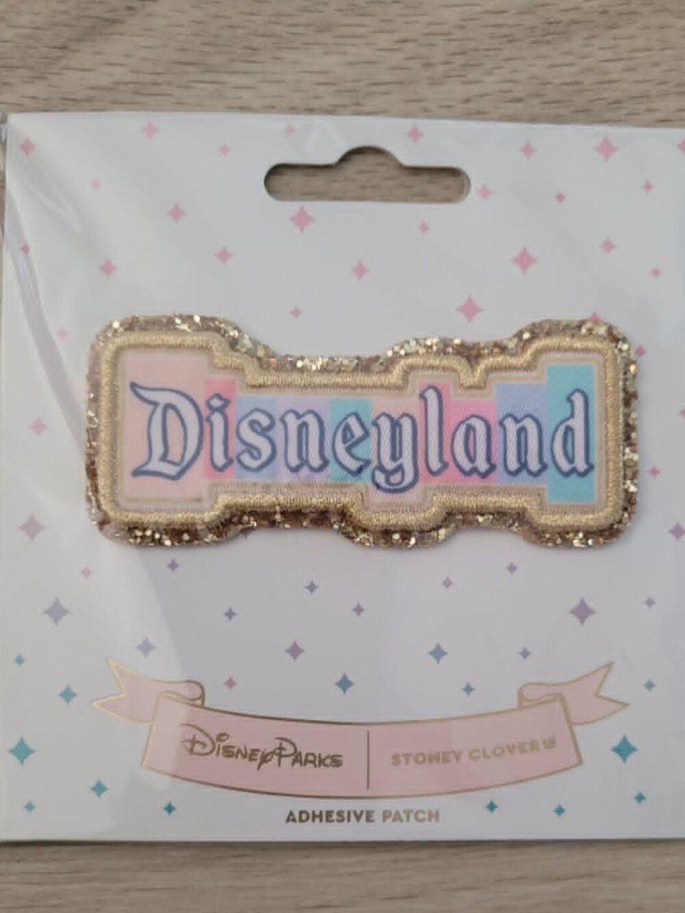 new DISNEYLAND ADHESIVE PATCH disneyparks stoney clover